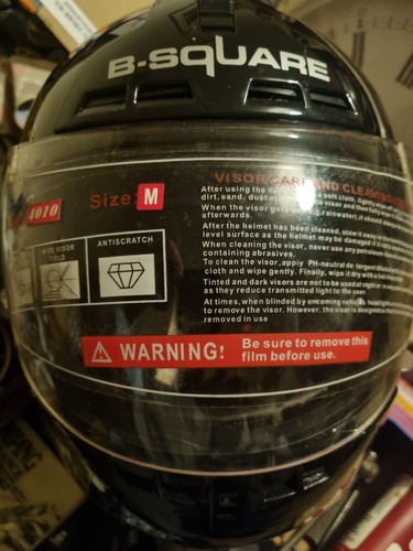 Full face square motorcycle - full,