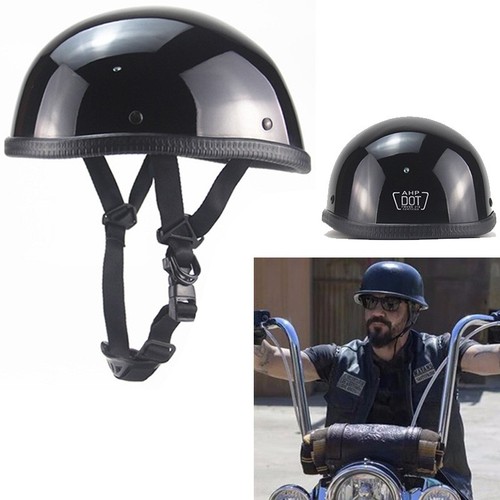 Beanie motorcycle half helmet - half,