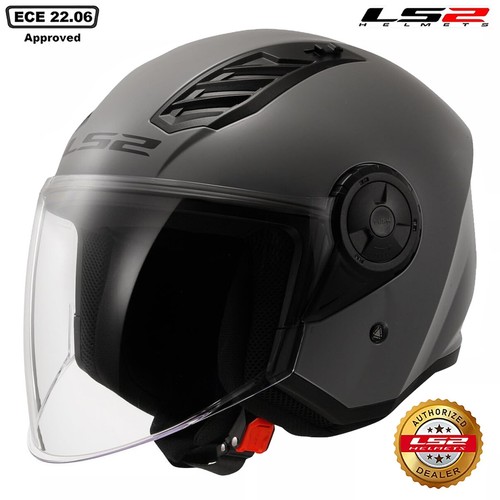 Open face motorbike - open, motorcycle