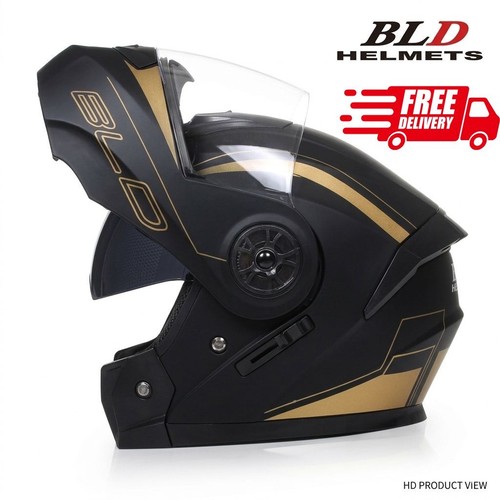 Flip motorcycle helmet - flip, up