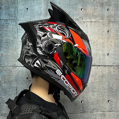 Full face motorcycle - full, helmet