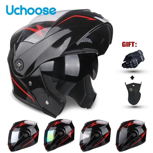Full face motorbike helmet - face,