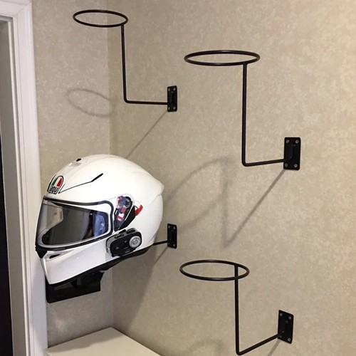 Motorcycle helmet rack - motorcycle, holder