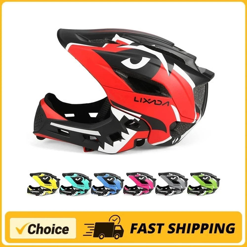 Kids detachable full face bike - detachable,