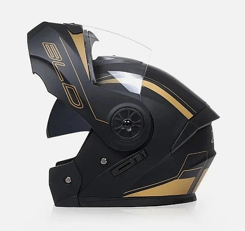 Motorcycle helmet dual lens - dual,