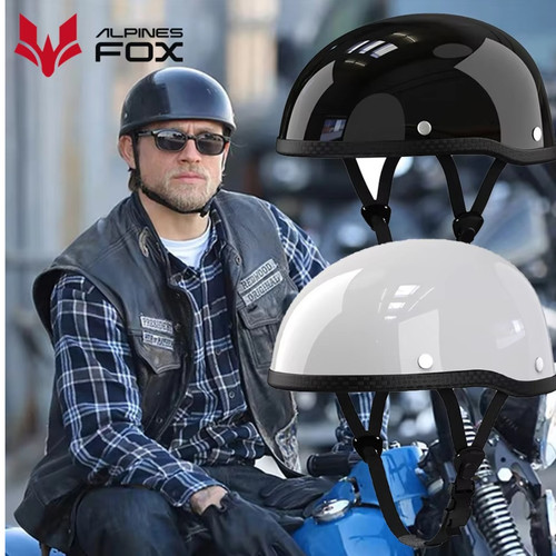 Motorcycle half helmet summer - half,