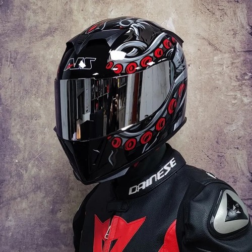 Full face flip motorcycle - up,