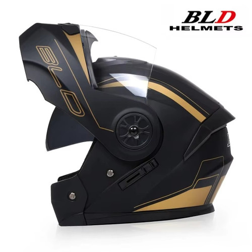 Flip motorcycle helmet - flip, up