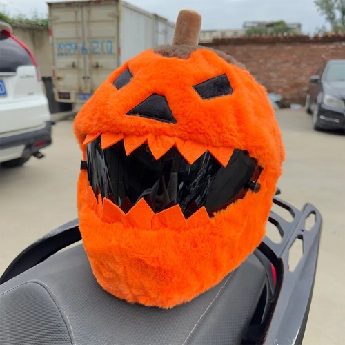 Halloween pumpkin helmet - helmet, cover