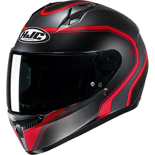 Hjc c10 elie black - red, matt
