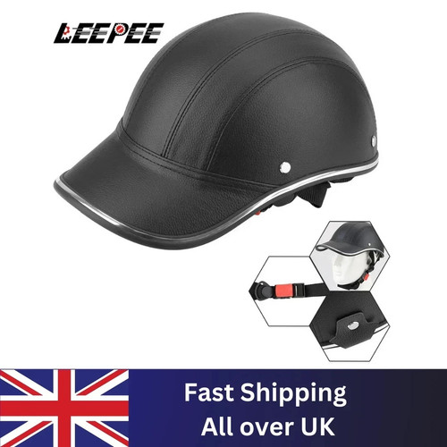 Baseball cap motorcycle helmet - baseball,