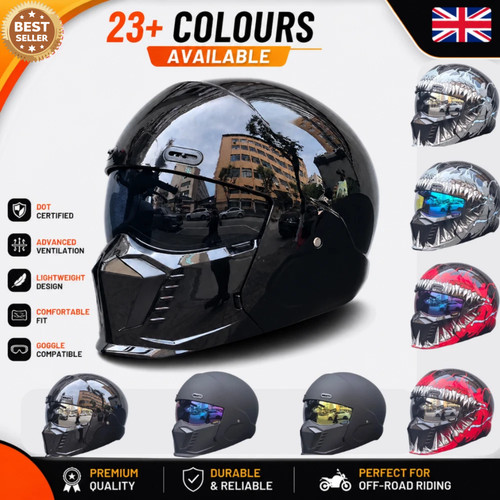 Retro motorcycle helmet abs - retro,